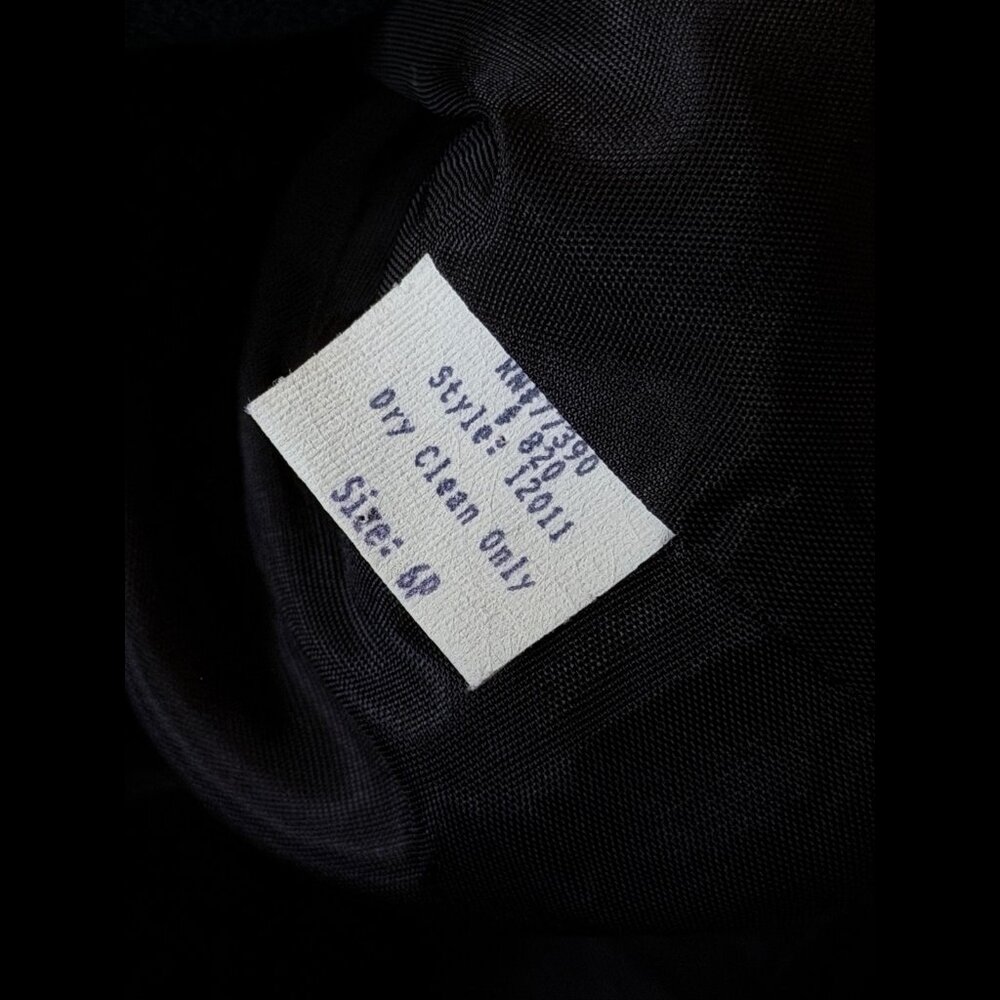 New Clifford & Willo Jacket 6 Petite Womens Black 100% Wool Double-Breasted CW - Picture 9 of 10